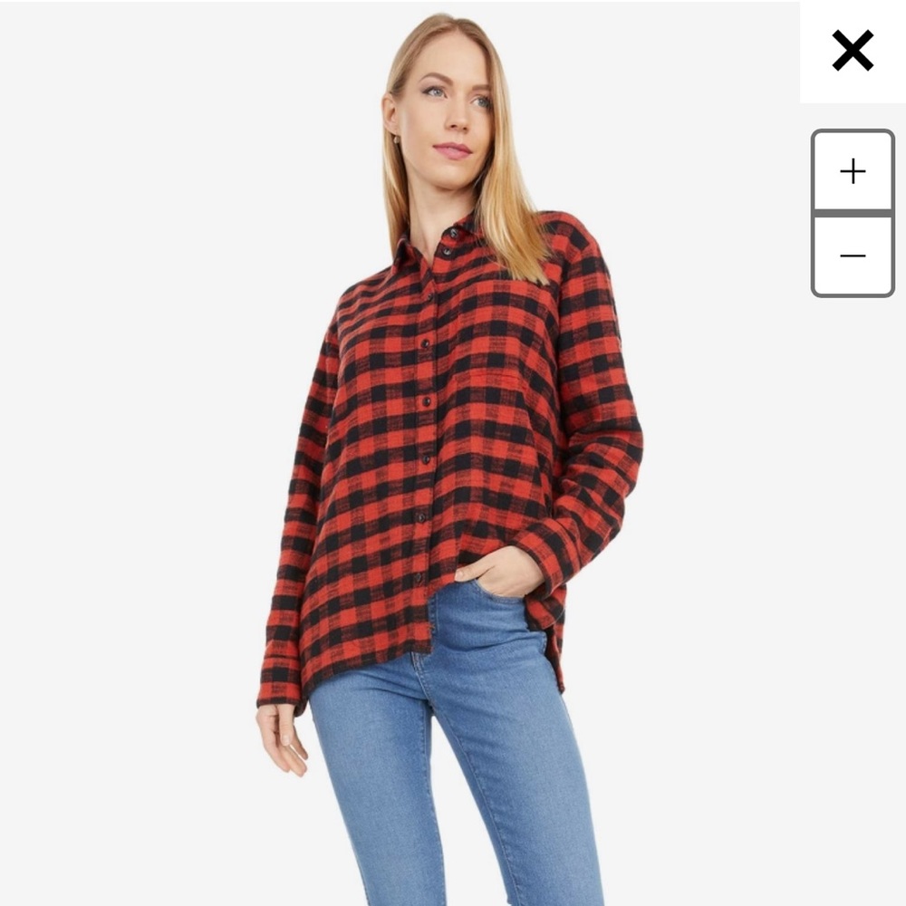 NWOT Flannel Madewell Button Down